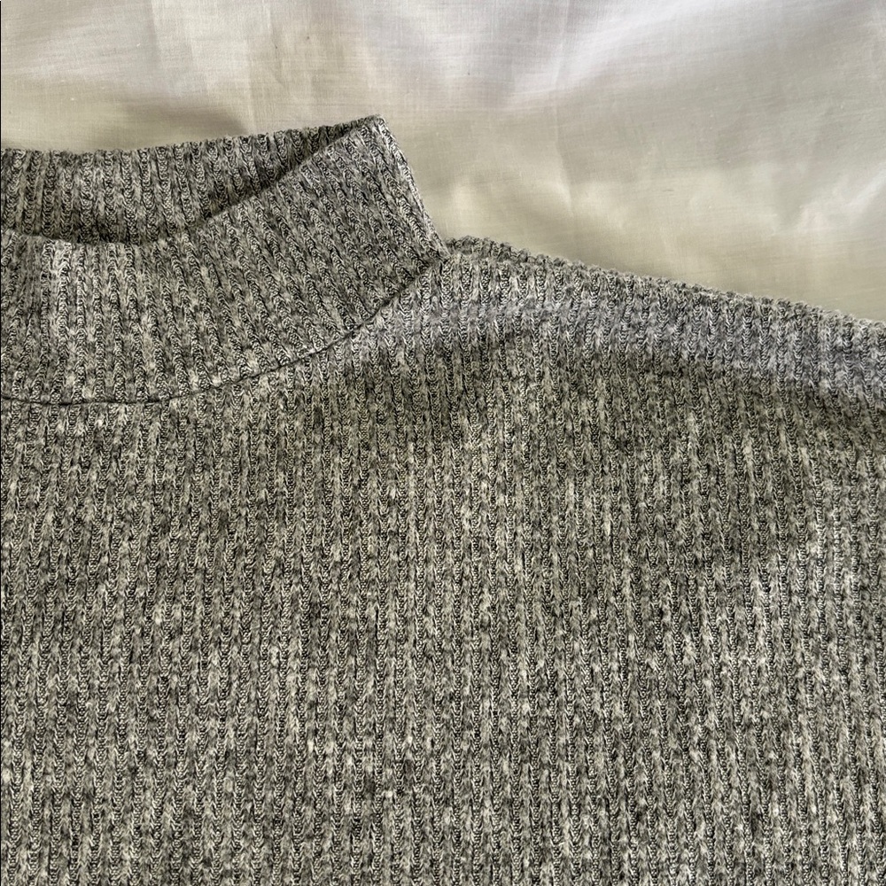 Grey Ribbed Sweater - Picture 3 of 7